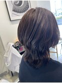 明るめブラウン×ウルフスタイル
