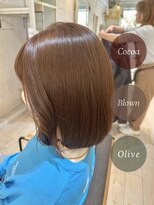 リリー 勝田台店(Lilly)&nbsp;〈Lilly勝田台 佐藤愛〉初カラー＊オリーブブラウン