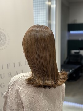 プレビア 上尾店(PREVIA) 髪質改善カラー☆ナチュラルベージュ