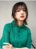 【GEEKS渋谷】顔周りレイヤー/20代30代/夏カラー/小顔/前髪あり