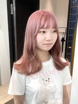 ロンドシエル 横浜(Lond ciel)&nbsp;ピンクベージュ/ハイトーンカラー/韓国ヘア
