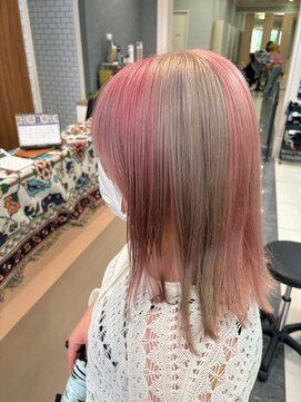 ハレル 戸塚(HAREru.) ピンク×シルバー　デザインカラー