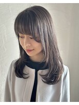 チェリーコークガーデン(CHERRYCOKEGARDEN)&nbsp;顔まわりレイヤー/顔まわりカット/アッシュ/グレージュ