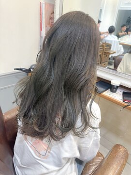 ネオリーブアイム 横浜西口店(Neolive aim) オリーブグレージュ艶髪メルティカラー赤み消しカラー【横浜】k