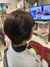 【人気NО２】小顔カット＋艶カラー　8900→７900