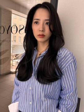 ソヨン 山形桜田店(SOYON) 《SOYON》モテ 艶髪 ダークグレージュ