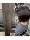 乾かすだけが叶う美髪矯正ボブ　髪質改善　表参道