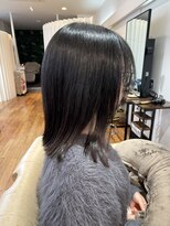 ノイ(neu)&nbsp;【かいせい】艶カラー/ミディアムヘア/切りっぱなし/20代30代