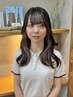 【ポイントで自分らしく】カット+カラー＋デザインブリーチ+TR￥16280～
