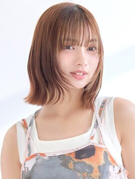 ラフィス ヘアー リノ 三宮店(La fith hair lino) 【La fith】くびれボブ×インナーカラー×レイヤーカット