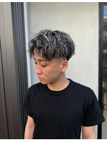 メンズバイココテラス 豊中(men's by cocoterace)&nbsp;ツイスパ/メンズパーマ/ホワイトメッシュ/ツイストスパイラル