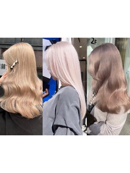 【江坂駅】ホワイトブリーチが圧倒的人気！透明感＆ツヤ感溢れる外国人風カラーが叶う♪