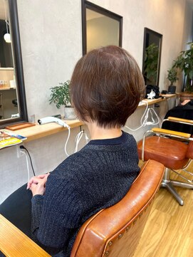 ランプヘアーデザイン(LAMP HAIR DESIGN) 【LAMP HAIR DESIGN 堀田】前下がりショート/大人ショート