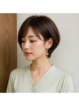 スープレックス ヘアーデザイン(SOUPREX HAIR DESIGN) 美フォルムショートボブ 20代 30代 40代 50代 60代 髪質改善
