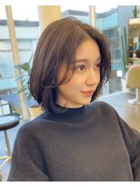 ディフィーノ 赤坂(DIFINO)&nbsp;大人ガーリー/タンバルモリボブ/ダークアッシュ/顎下ボブ