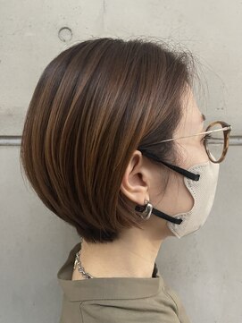 完全個室×髪質改善特化 Reeve吉祥寺 【レーヴェ】 極細ハイライト×メリハリショート×Reeve髪質改善【吉祥寺】