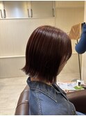 【クラウン】20代30代40代　外はねきりっぱ×ココアベージュ