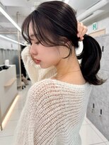 エジョン 幡ヶ谷店(Aejon) 顔まわり/レイヤーロング/韓国ヘア/ベビーピンク/新宿