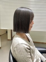 クリック(Click)&nbsp;着物ヘア/大人ガーリー/ダークアッシュ/似合わせカット/小倉