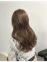 ノー バイ イオエ 西梅田(no. by ioe)&nbsp;ブリーチなしカラー/髪質改善/ミルクティーベージュ/小顔へア