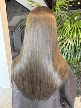 ディスイズ(thisis) 【thisis】オリーブベージュ 韓国風/レイヤーカット