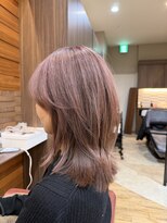 クオン テラッセ納屋橋店(kuon)&nbsp;【白髪ぼかしで作るピンクベージュ】金本
