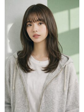 ワゴンバイアフロート(Wagon by afloat) セミロング20代30代ストレートレイヤー前髪なし前髪あり池袋