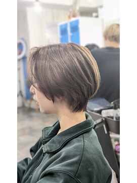 ヘアリゾート エーアイ 浅草ROX店(hair resort Ai) くびれショート、ラベンダーブラウン