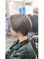 ヘアリゾート エーアイ 浅草ROX店(hair resort Ai) くびれショート、ラベンダーブラウン