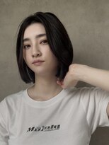 メゾンドイギー(MAISON de IGGY)&nbsp;ボブ/大人ショートヘア/クールなワンレンボブ