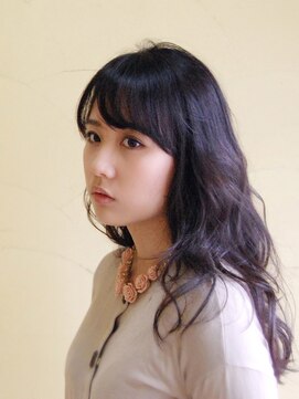 バグ 恵比寿(Bug) 抜け感スタイル×斜めバング×ルーズ×デジタルパーマ