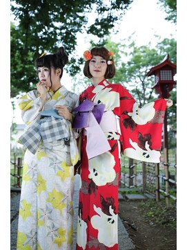 オーバーキャプテンネイキッド(OVER CAPTAIN NAKED) 2016ふりふゆかたコレクションvol.07【ふりふペア撮影】ver.2