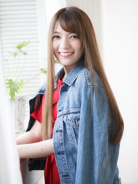 グラ デザイン アンド ヘアー 西院店(GRAS DESIGN & HAIR by HEADLIGHT) ツヤ髪ストレート