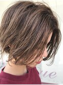 【BAROQUE】ショートボブ×ハイライト　ローライト