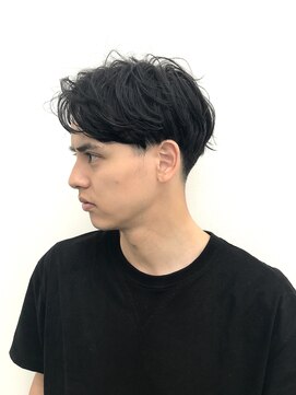 アトリエイトワ(atelier ittowa) スパイキーショート/ブルーブラック/フェザーパーマ/18