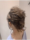 AUSTIN イルミナカラーが際立つ編み込み着付けヘアセット