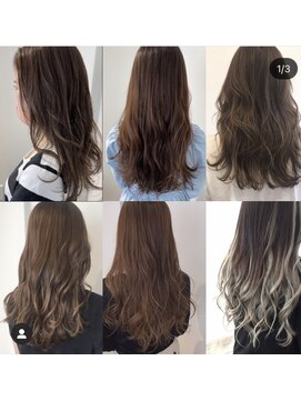 アンス 大阪梅田(ANs.) グラデーションカラー、インナーカラー、ダブルカラー、エクステ