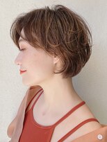 ダヴィン 中目黒(DaVin)&nbsp;【DaVin中目黒】春ショート ベージュカラー コスメパーマ