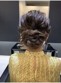 お呼ばれヘアセット☆