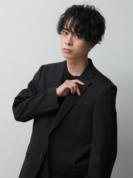 ジャックモアザン 新宿タカシマヤ店 メンズパーマ/前下がり/刈り上げ[新宿/新宿駅/白髪ぼかし]