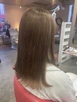 ヘア スパ リゾート リアン(hair spa resort Lien)&nbsp;ダブルカラー　ベージュ系