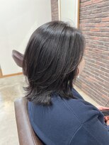 ディッシュ 五反田(dish)&nbsp;五反田美容室☆外はねレイヤー/ナチュラル簡単仕上げ/