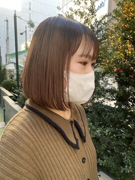 ネオリーブギンザ 銀座店(Neolive GINZA) ミニボブ　透明感カラー