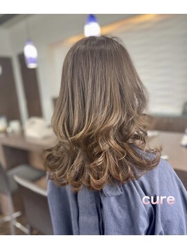 ハーモニックサロン キュア(harmonic salon Cure) ロングレイヤー  福山市cure美容院 髪質改善 水素 大人女性