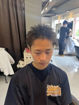 アイズ 海老名(AIZU) スパイキーショート　ザクザクショート　アップバンク