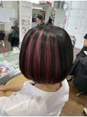 *pikAicHi*インナーカラー×ボブ
