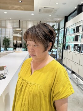 ステアケース 武蔵小杉店(stair:case) デザインカラー白髪ぼかし　髪質改善トリートメント　ハイライト