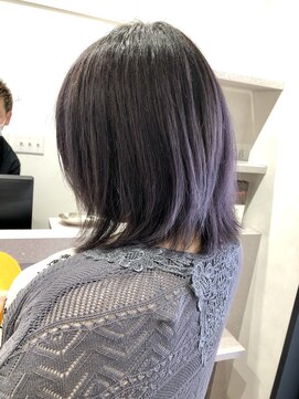 アトリエ(Atelier) 毛先のバイオレットカラー