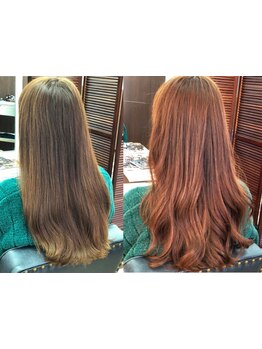 一人一人に合わせた《厳選された薬剤×高い技術力》で極限までダメージを抑えたパーマ施術が可能◎