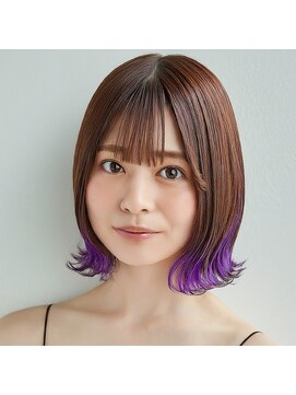 アンドバザー 釧路美容室(aNd.BAZAAR) ちょっぴりお遊びヘアカラー